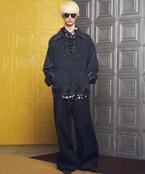 【26ss PRE-ORDER】Clear Trichotine Two-tuck Prime-Wide Slacks