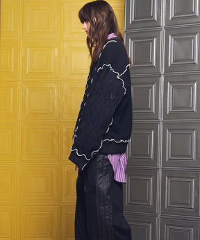 4 Colors Chambray Washable Wool Peaked Lapel Double Breasted Jacket