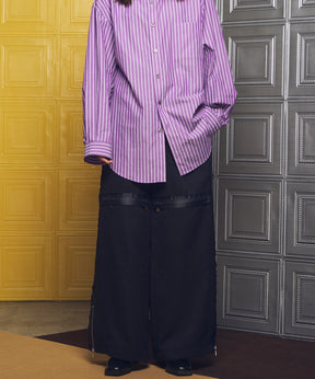 【26SS PRE-ORDER】Inside Out Prime-Wide Zip Flight Trousers