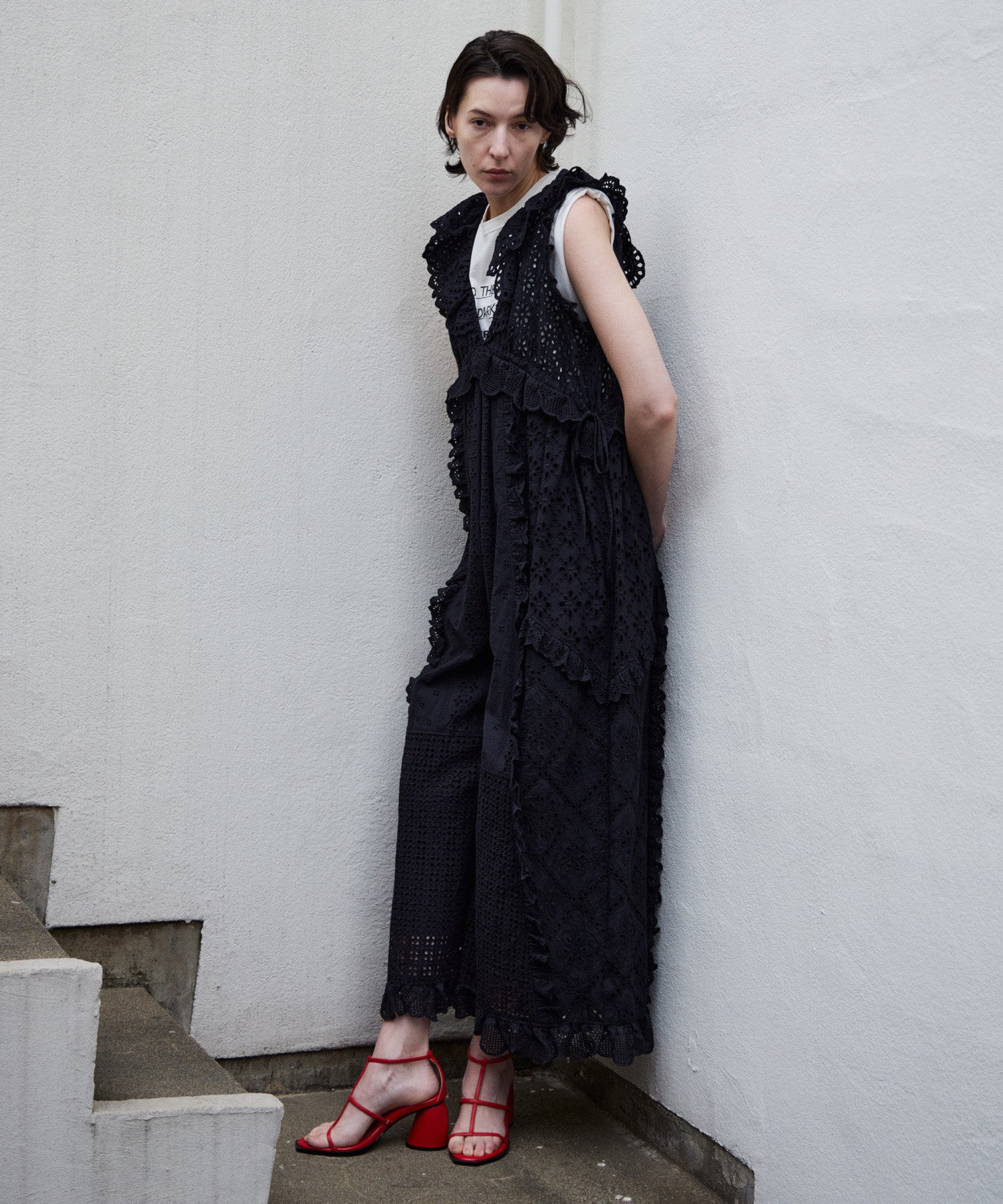 PRE-ORDER】Lace Patch Rompers