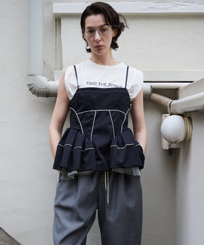 【2026Summer PRE-ORDER】Piping Peplum Tunic