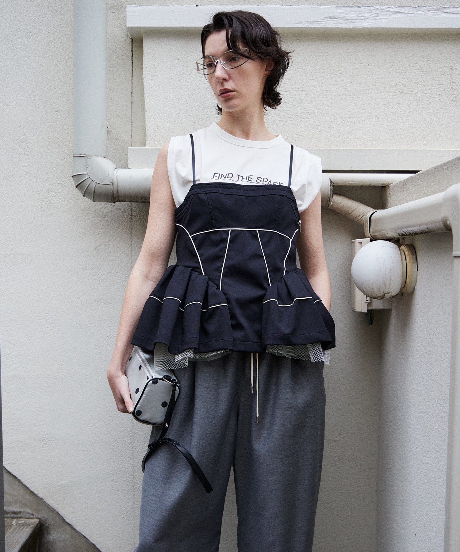 【2026Summer PRE-ORDER】Piping Peplum Tunic