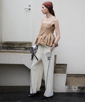 【2026Summer PRE-ORDER】Piping Peplum Tunic