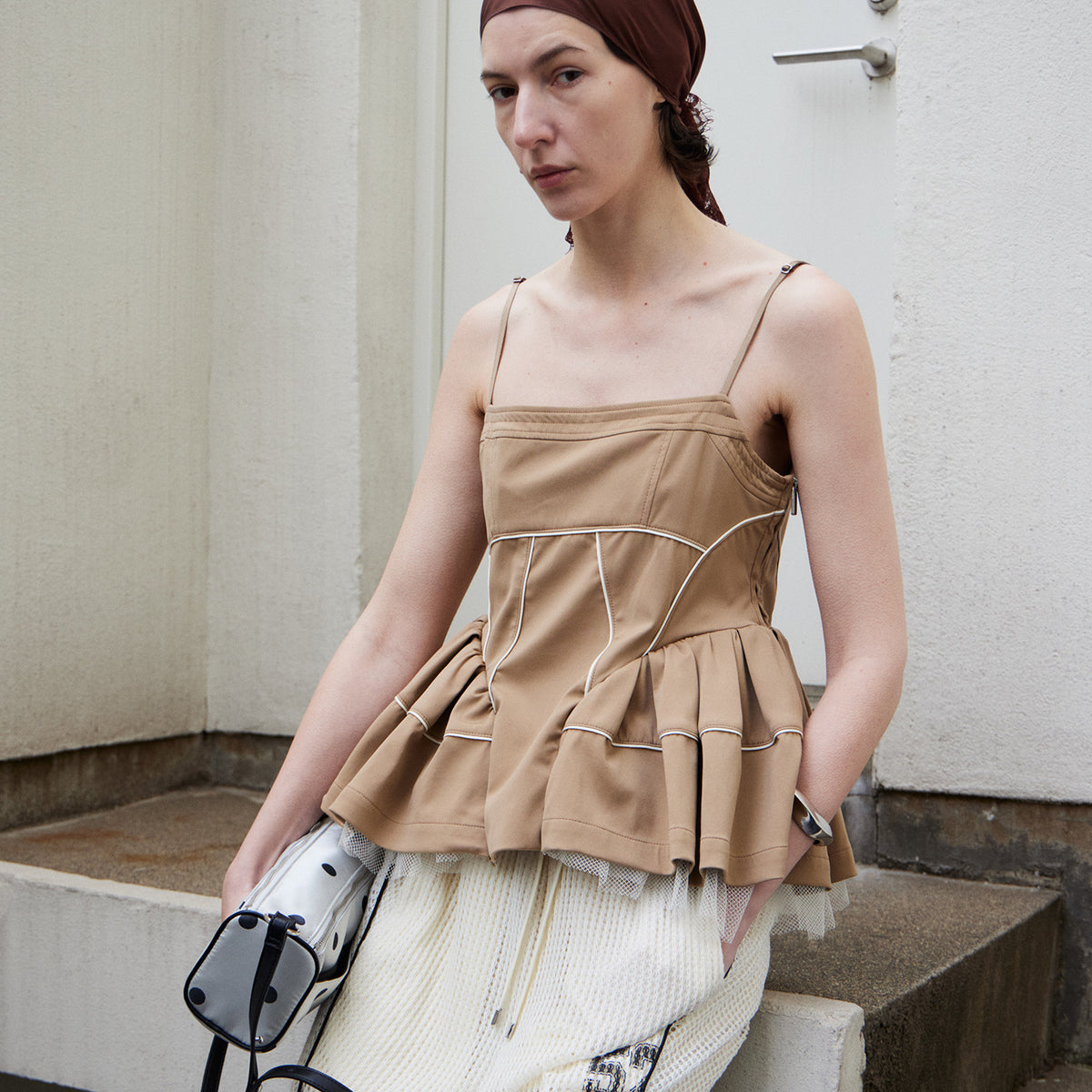 Piping Peplum Tunic