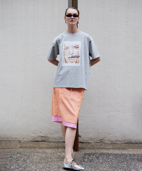 Sheer Layered Color Skirt