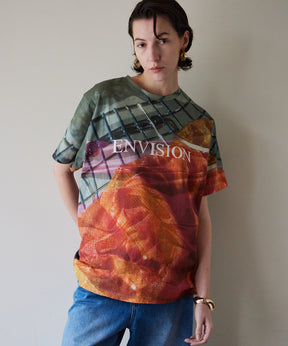 Fabric Photo Over T-Shirt
