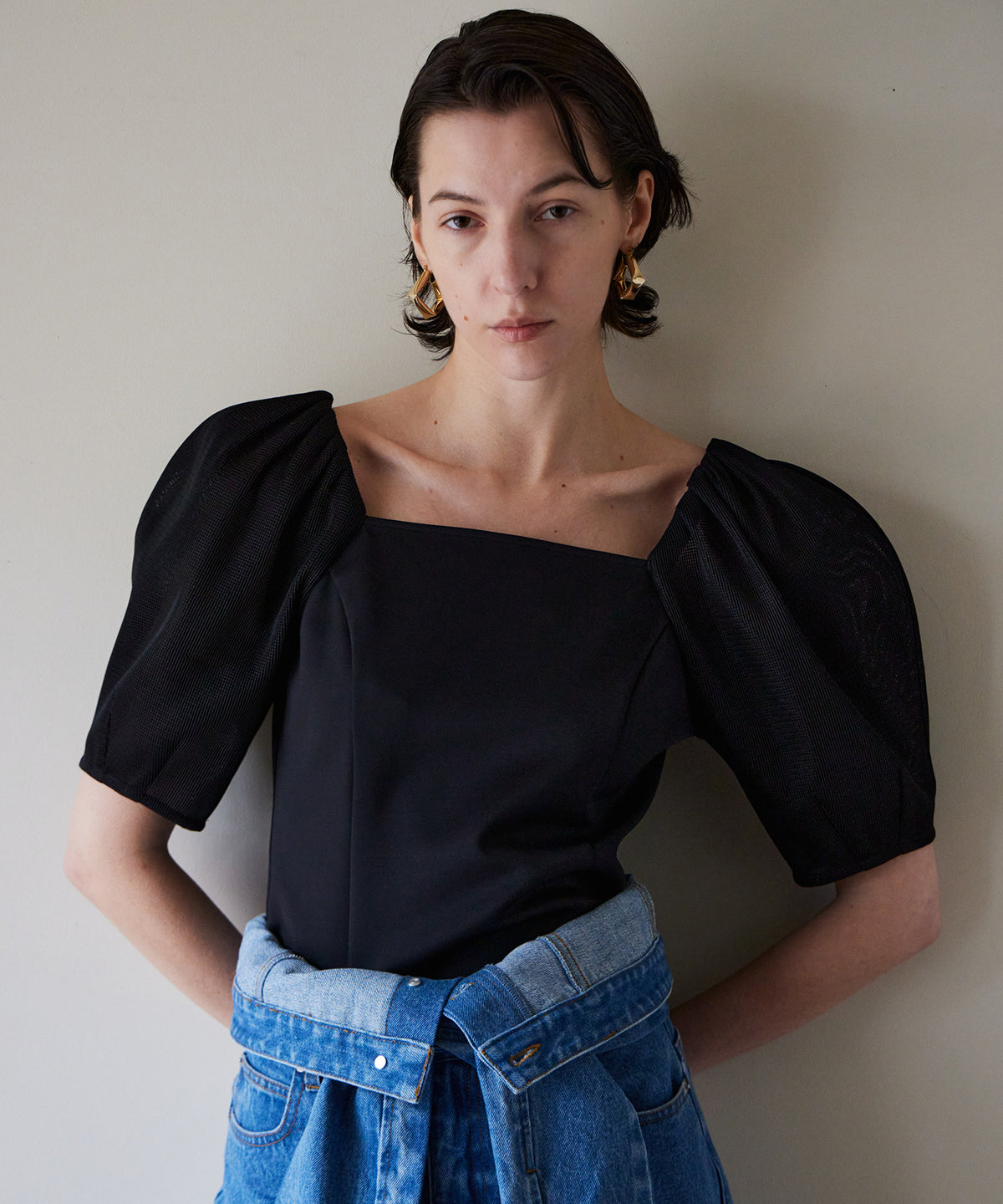 [2026夏季预购]网布粘合袖上衣