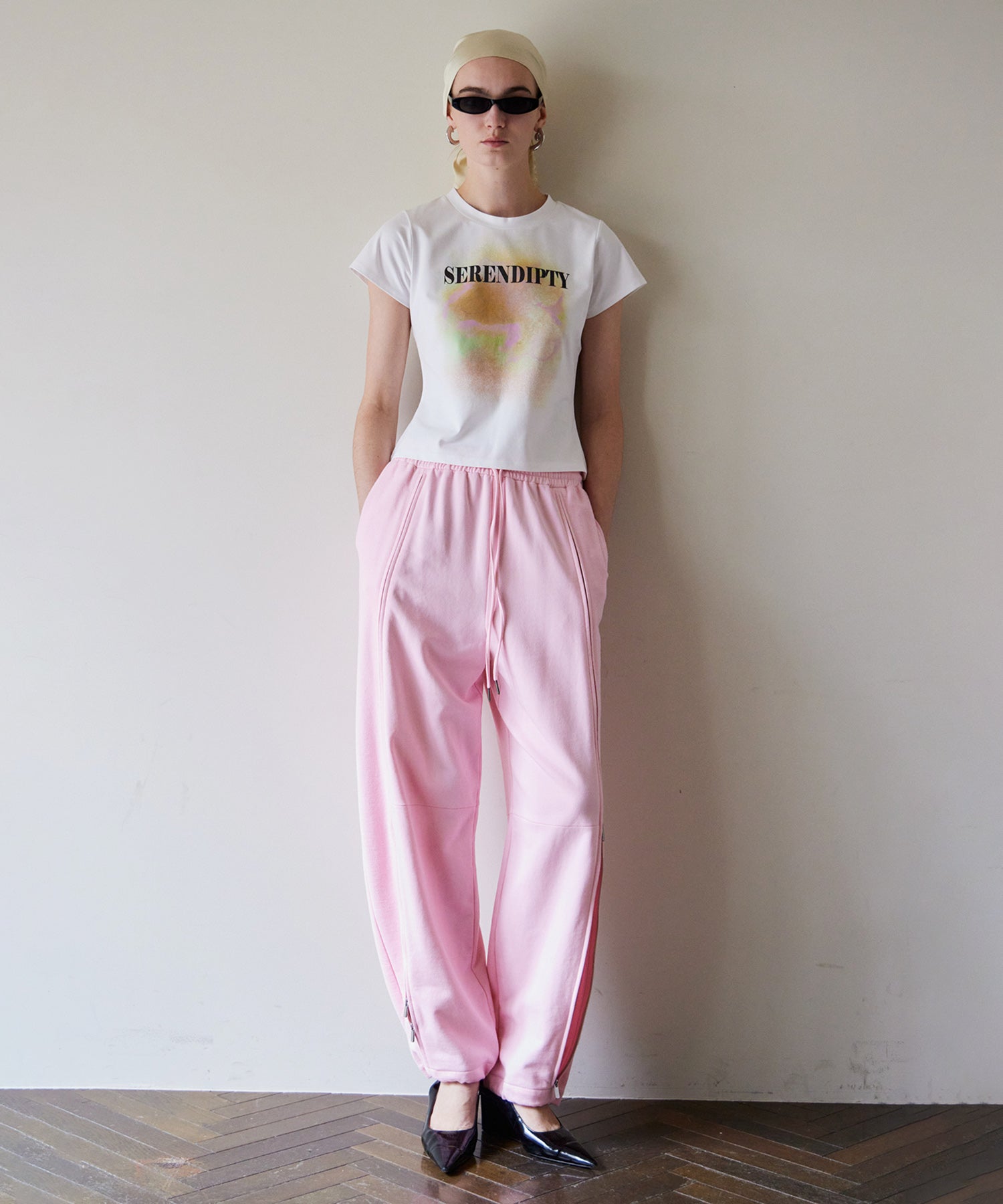 Front Zip Sweat Pants