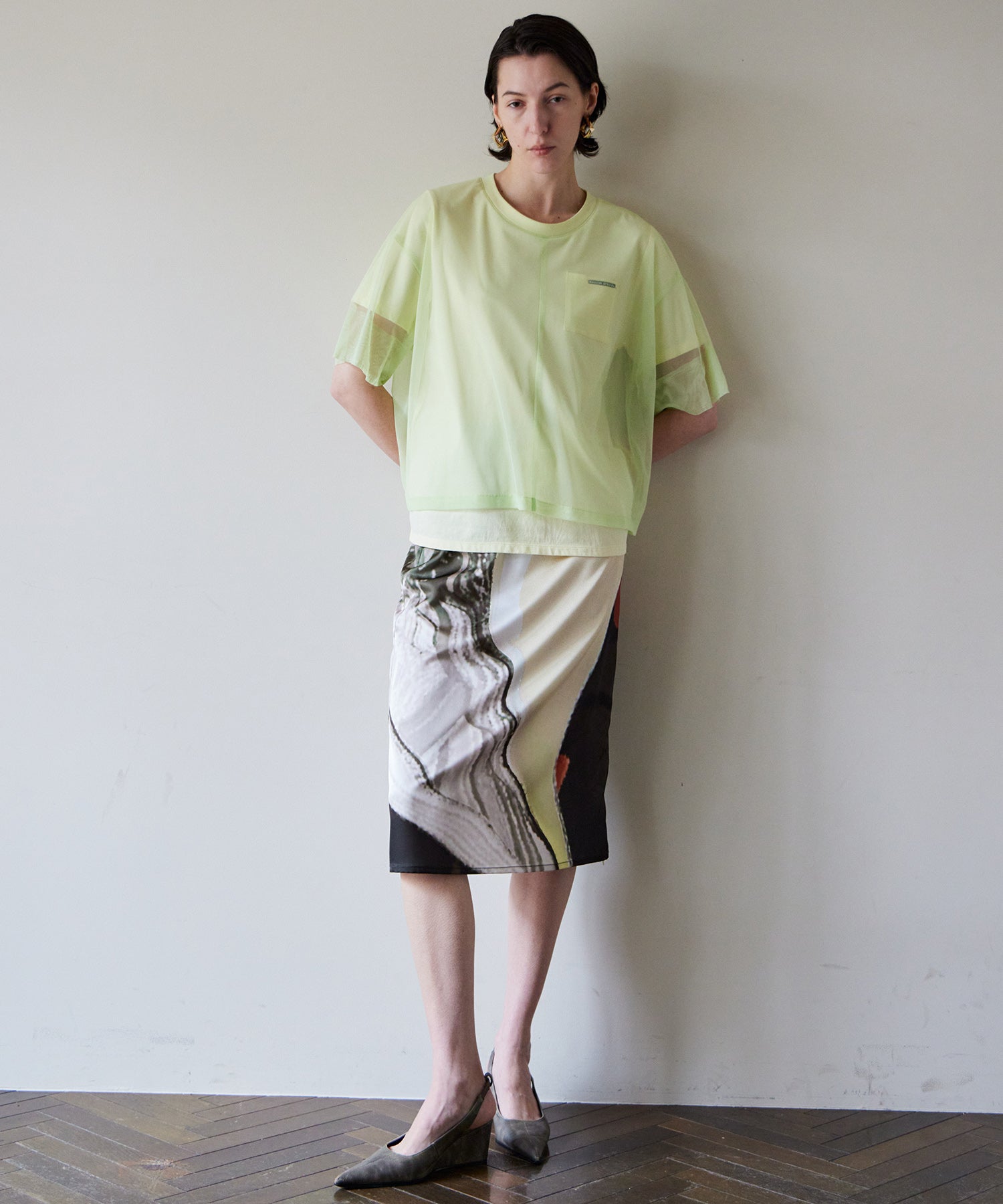 【PRE-ORDER】Sheer Layered T-Shirt