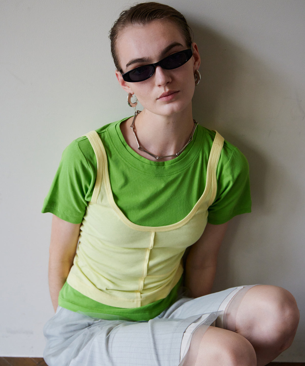 【2026夏季预购】叠层彩色紧凑T恤