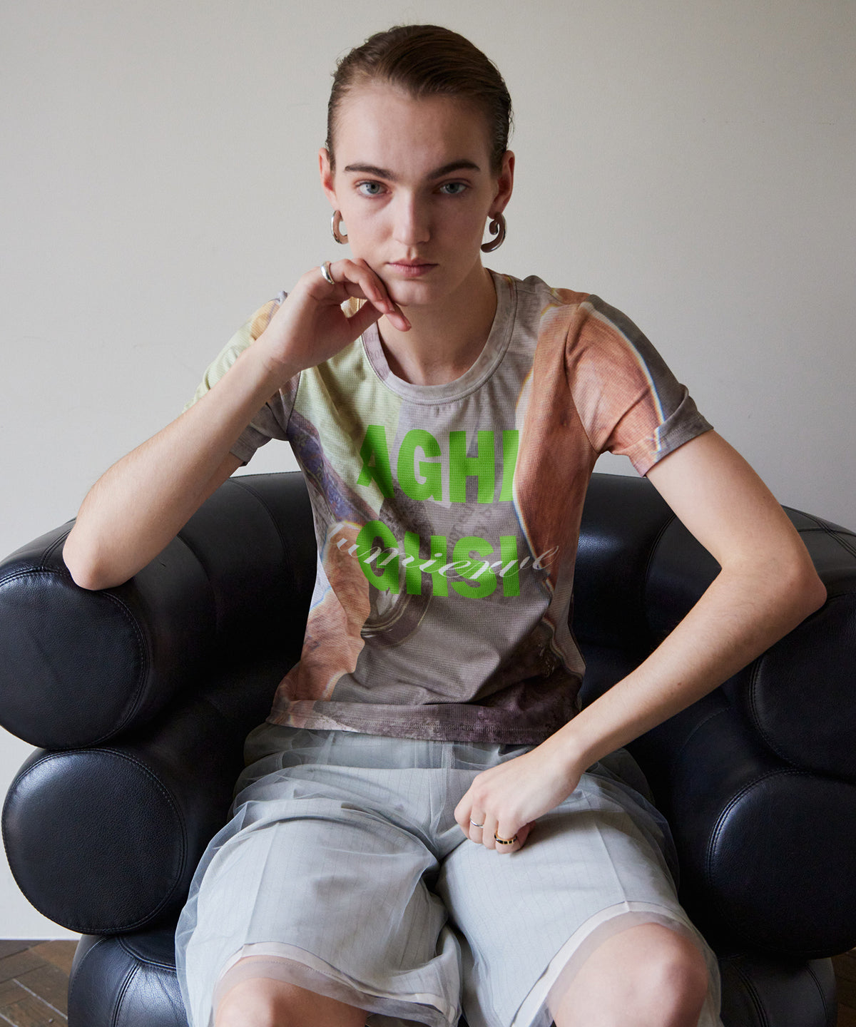 【2026夏季预购】网布印花紧凑T恤