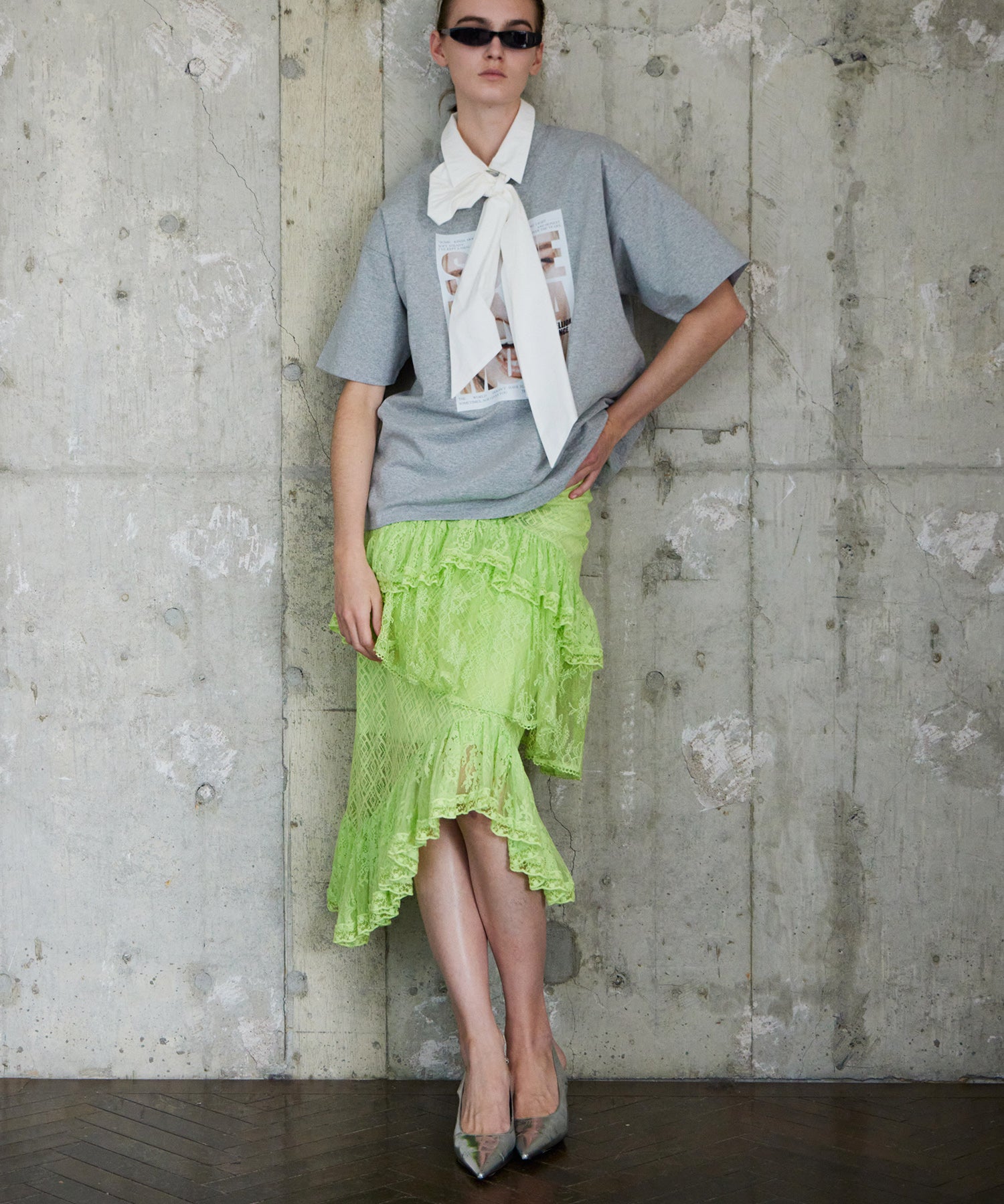 Lace Tiered Skirt