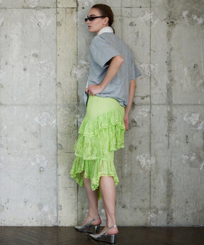 Lace Tiered Skirt