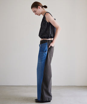 2WAY French Terry Gathered Top