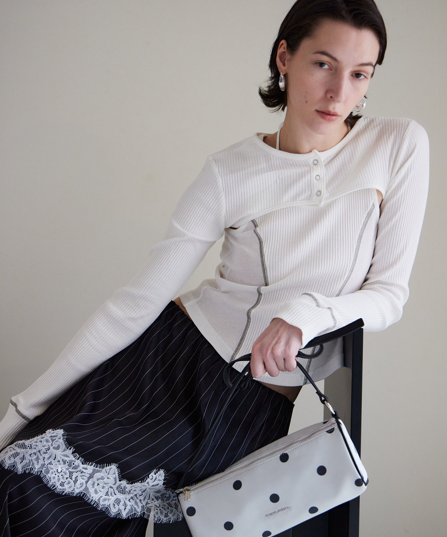maison special ボレロ　トップス MAISON SPECIAL（メゾンスペシャル）の「Bolero Knit Wear/ニット