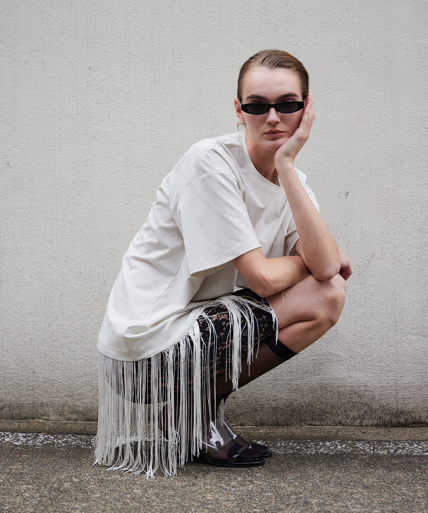 Lace Cycle Pants