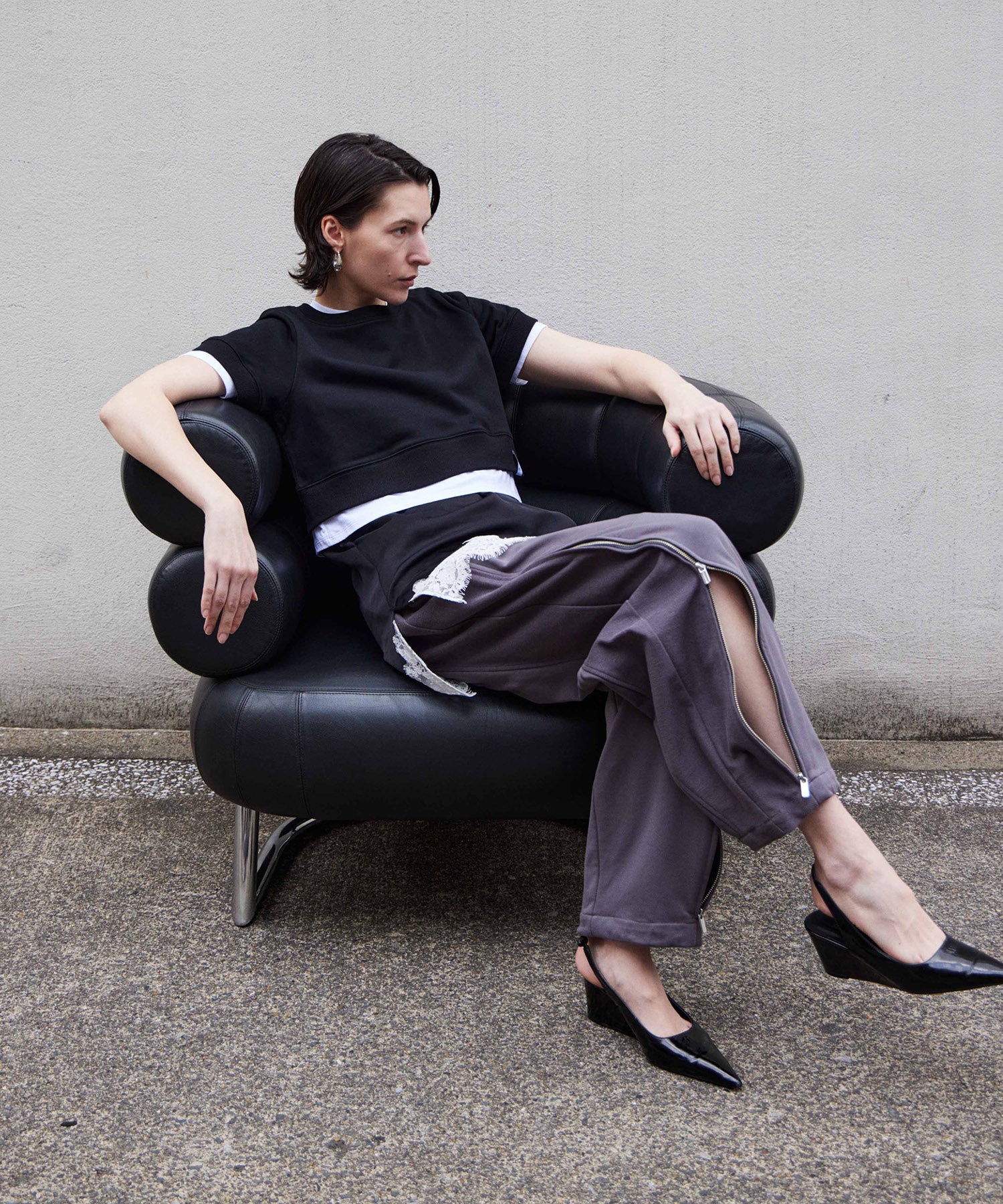 French Terry Layered Set T-Shirt