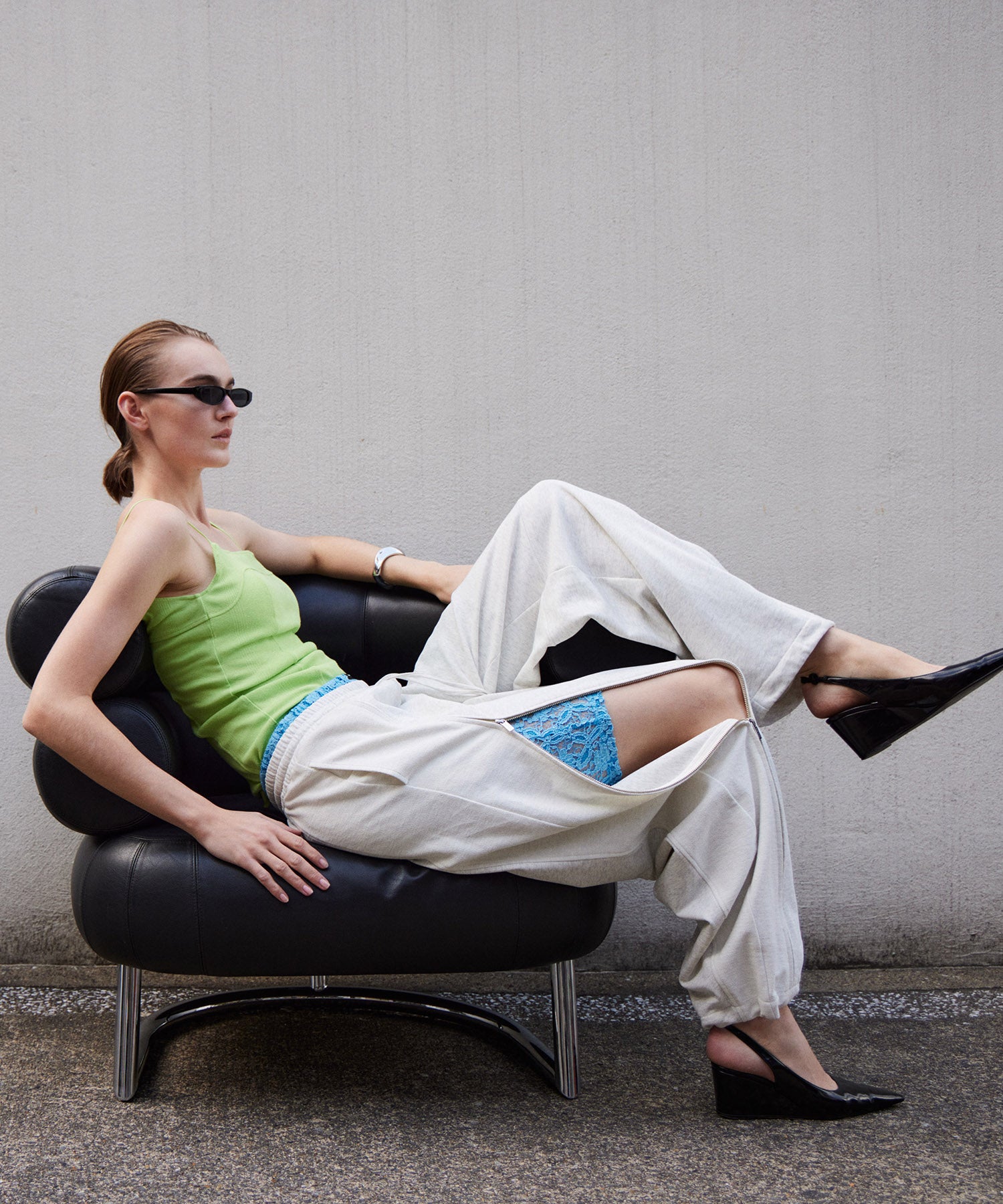 Lace Cycle Pants