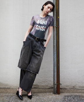 [2026Summer PRE-ORDER] Mesh Print Compact T-Shirt