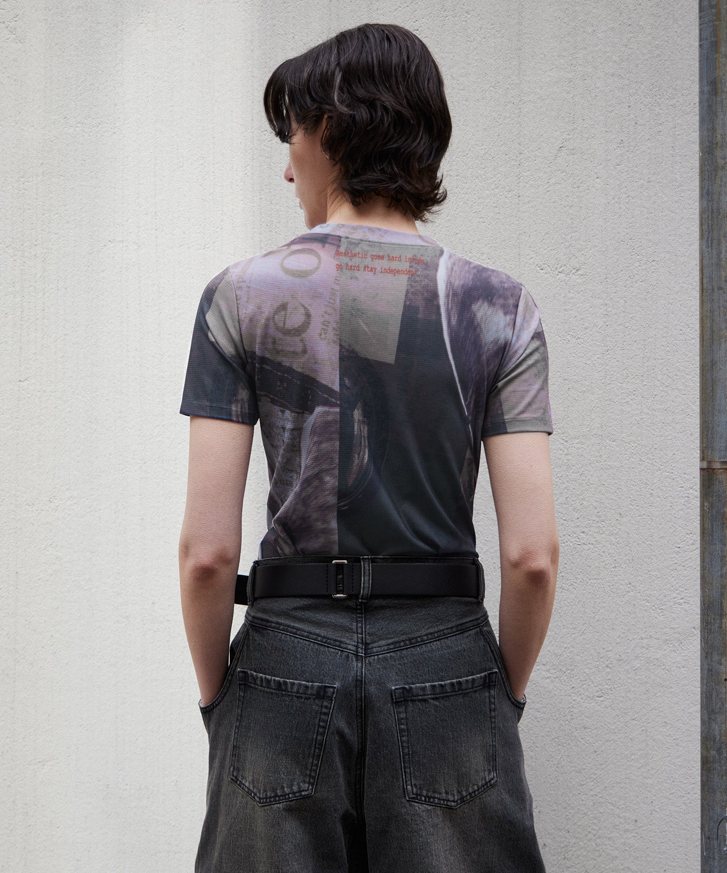 [2026Summer PRE-ORDER] Mesh Print Compact T-Shirt