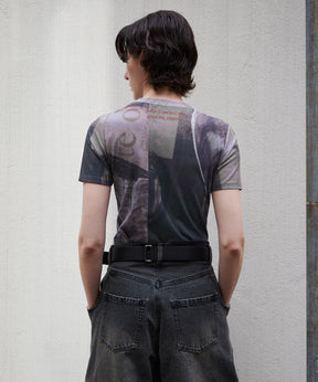 [2026Summer PRE-ORDER] Mesh Print Compact T-Shirt