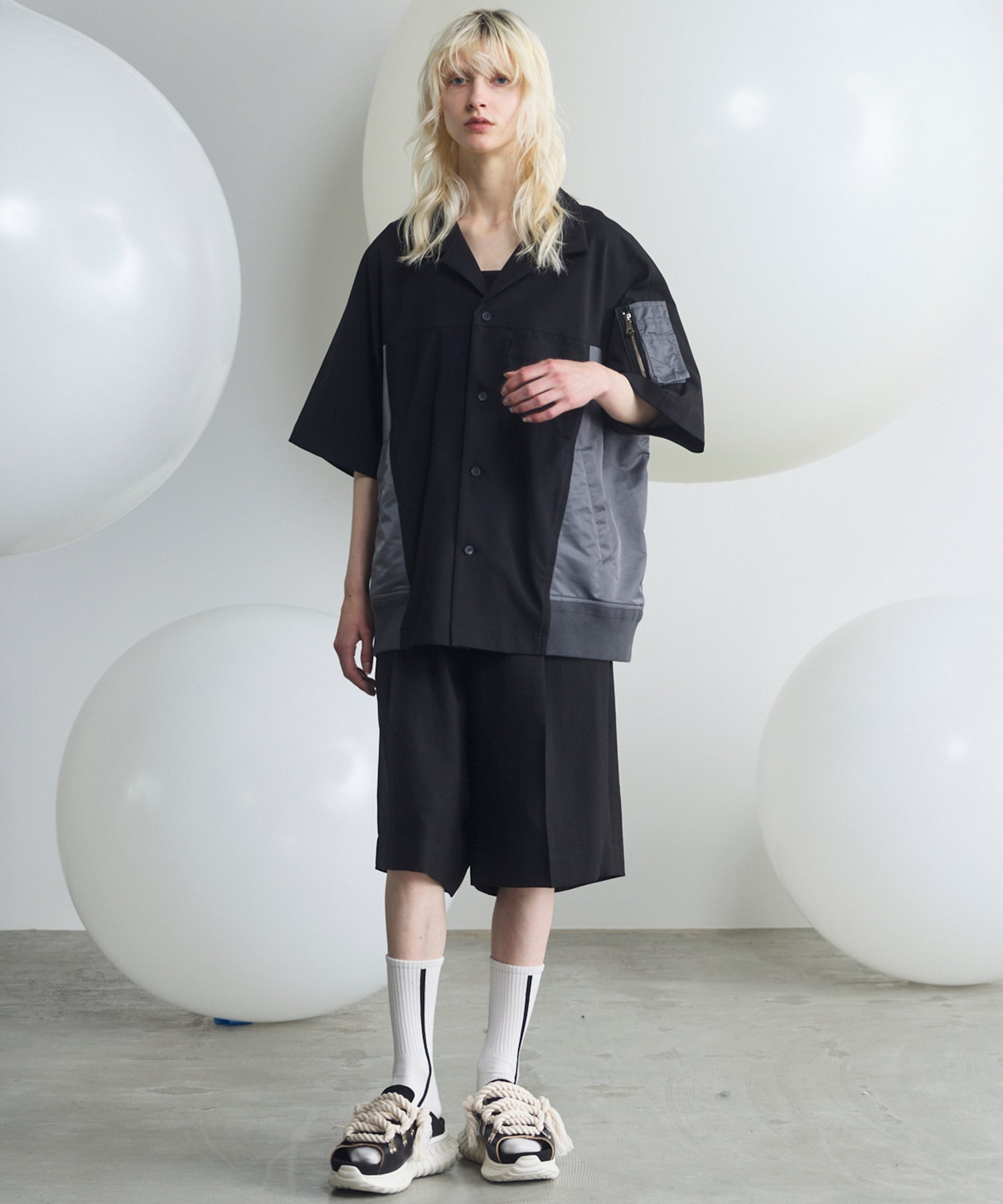 【26SS PRE-ORDER】Triacetate Prime-Wide Shorts