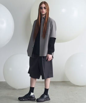 【PERTEX】Regular Collar Prime-Over Short Sleeve Shirt