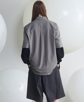 【PERTEX】Regular Collar Prime-Over Short Sleeve Shirt
