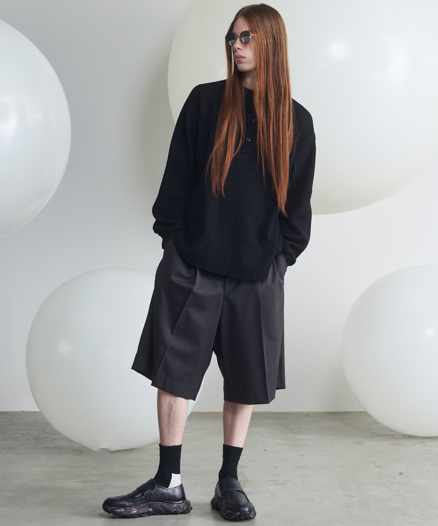 【26SS PRE-ORDER】Linen Mix Slab Side Big Pocket Prime-Wide Pants