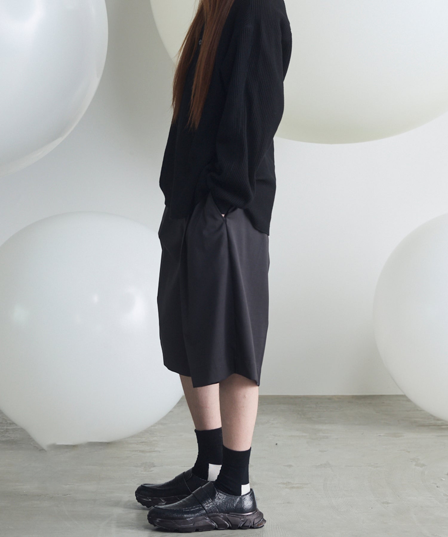 【26SS PRE-ORDER】Linen Mix Slab Side Big Pocket Prime-Wide Pants