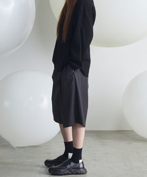 【26SS PRE-ORDER】Linen Mix Slab Side Big Pocket Prime-Wide Pants