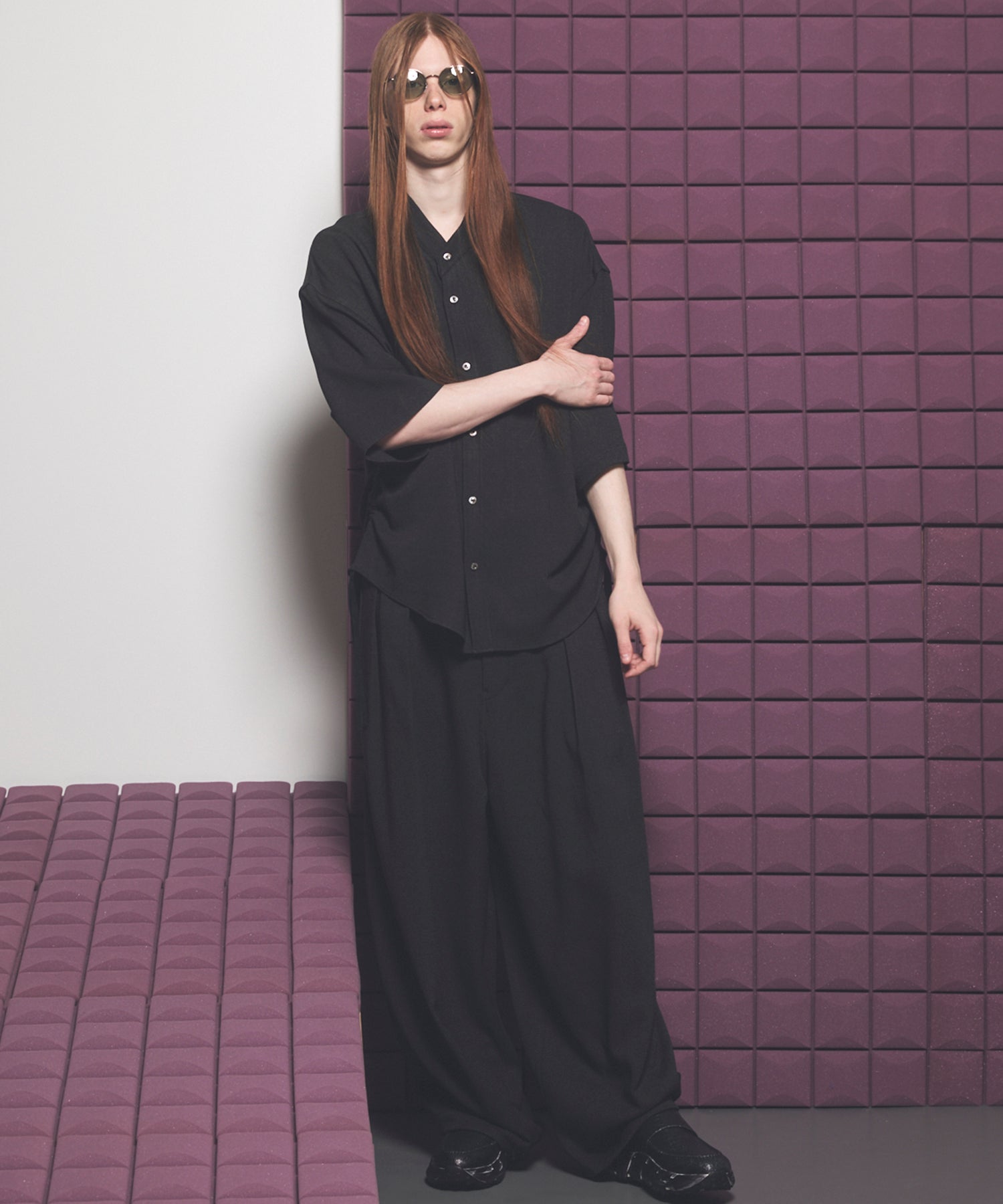 Dryamundsen Prime-Wide Three-tuck Balloon Pants