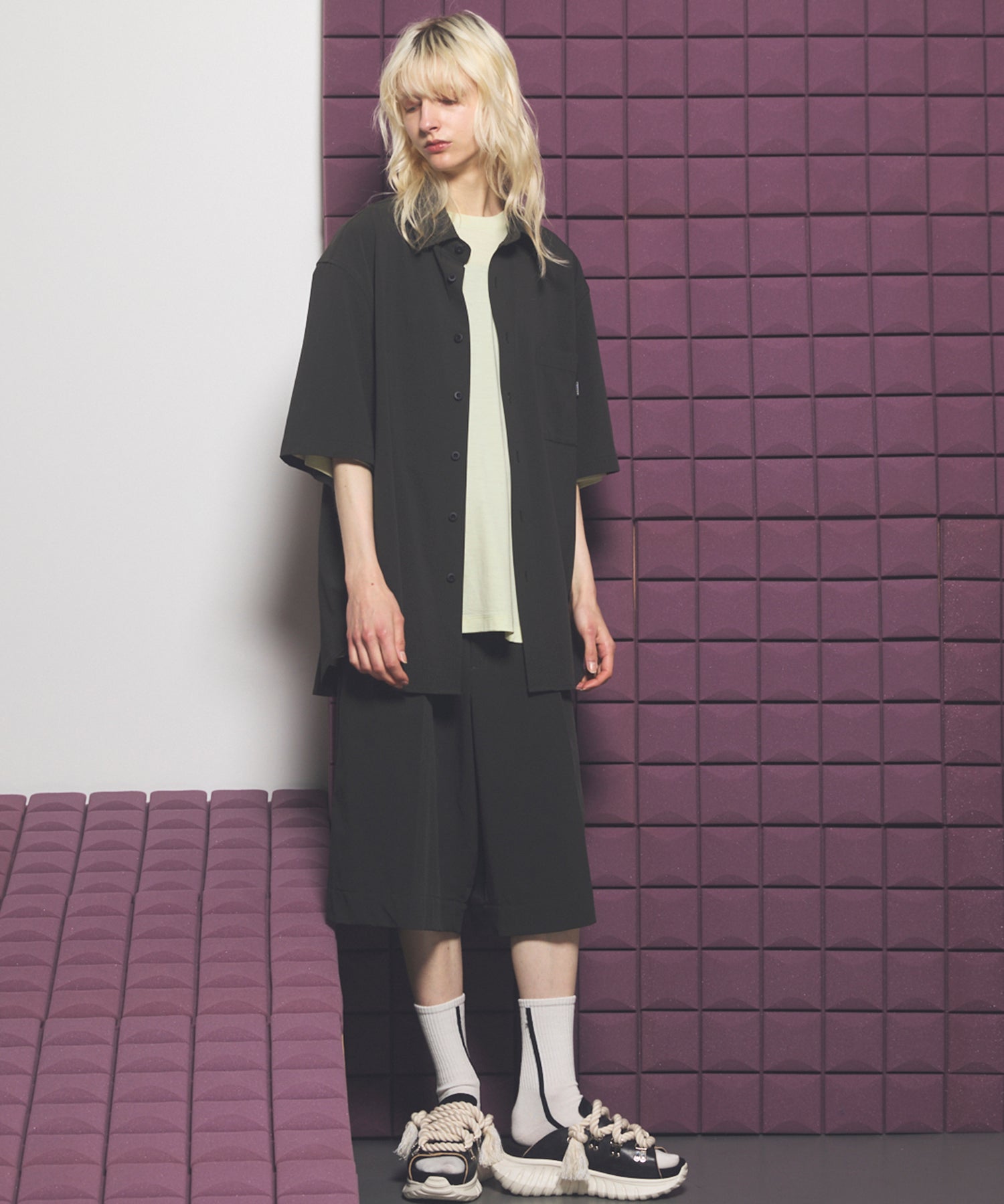 【PERTEX】Regular Collar Prime-Over Short Sleeve Shirt