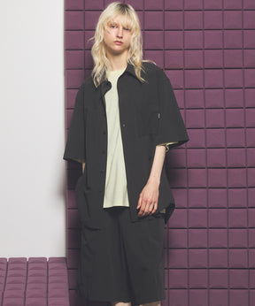 【PERTEX】Regular Collar Prime-Over Short Sleeve Shirt