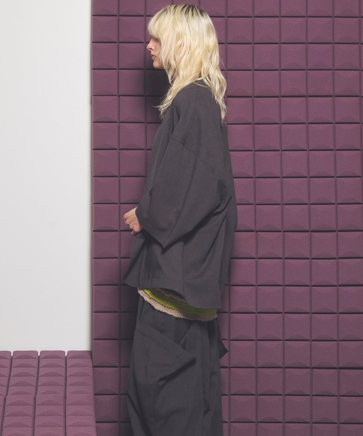 【26ss PRE-ORDER】Crispy Cross Calze Regular-Over 2b Tailored Jacket