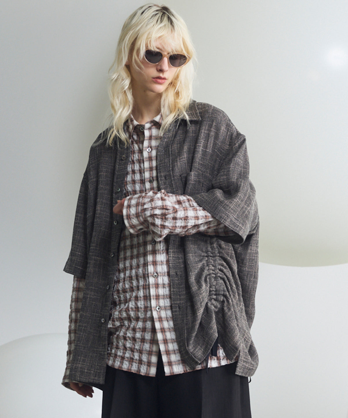 【26SS PRE-ORDER】Crispy Cross Calze Regular-Over 2B Tailored Jacket