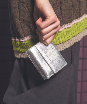 Metal Plate Trifold Wallet