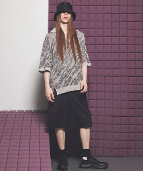 Cotton Bulky Acrylic Blend Prime-Over Gradation Dyeing Knit