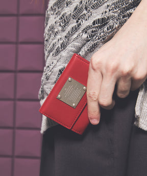 Metal Plate Trifold Wallet
