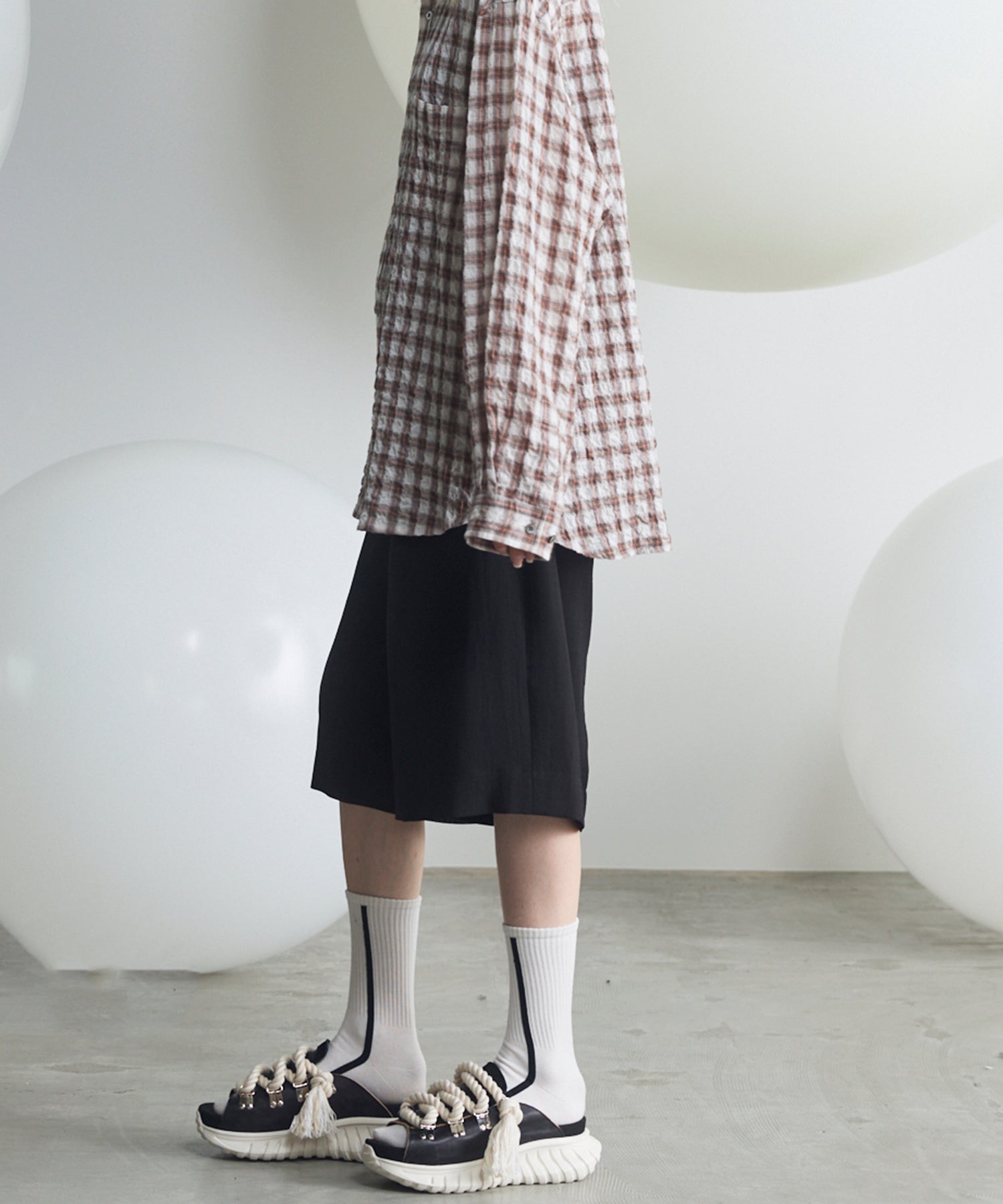 【26SS PRE-ORDER】Triacetate Prime-Wide Shorts