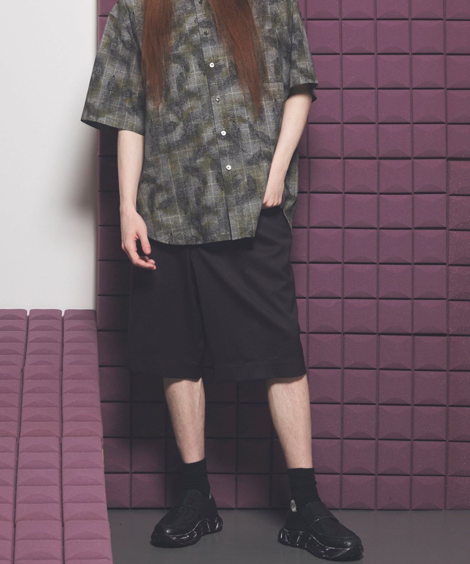 【26SS PRE-ORDER】Linen Mix Slab Side Big Pocket Prime-Wide Pants