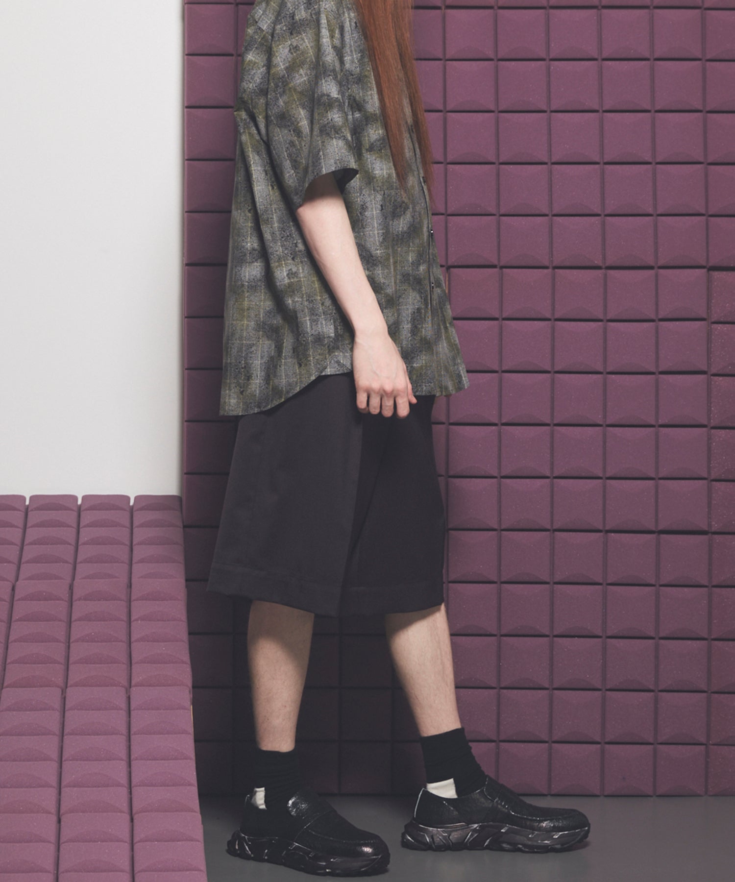 【26SS PRE-ORDER】Linen Mix Slab Side Big Pocket Prime-Wide Pants