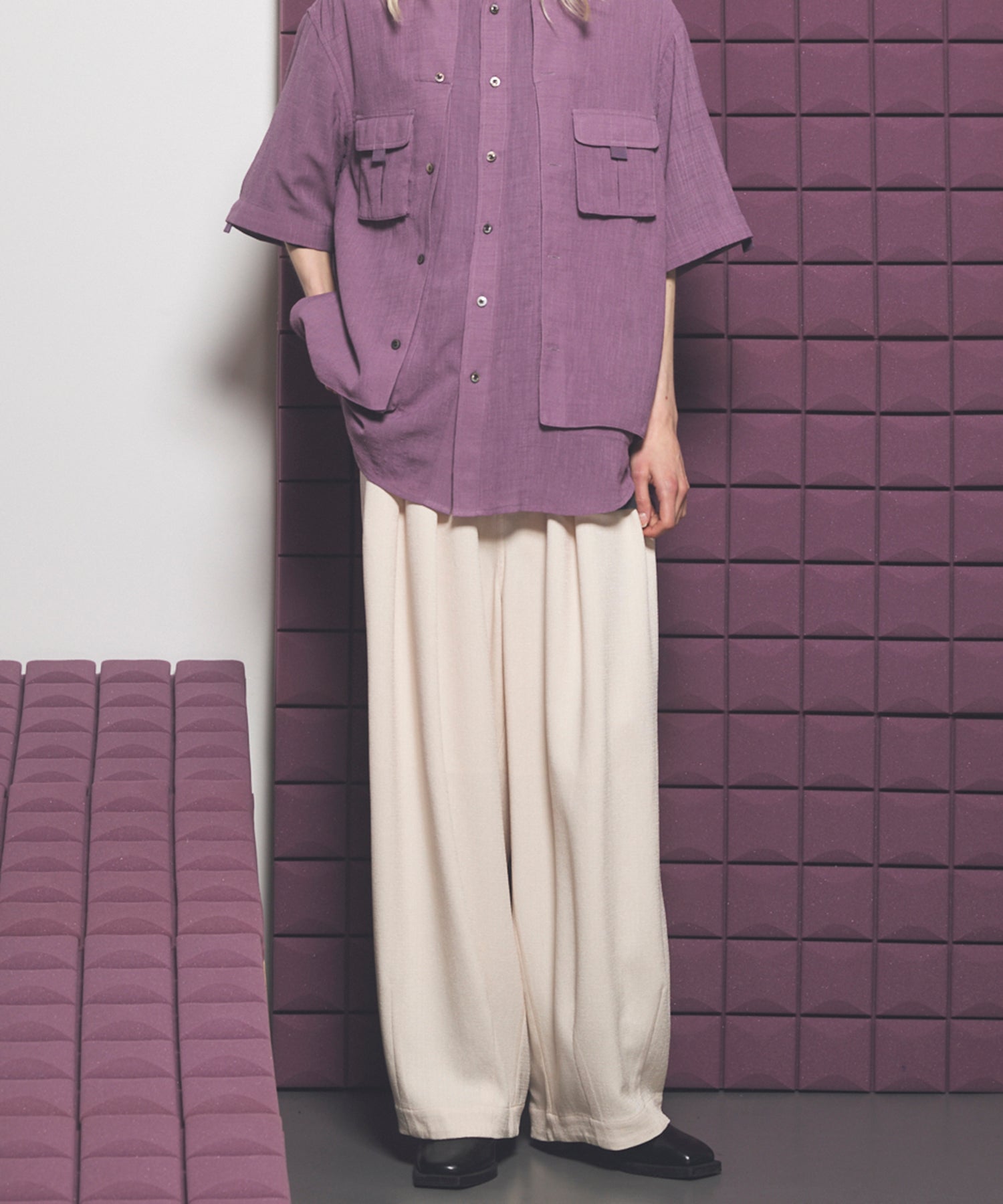 Dryamundsen Prime-Wide Three-tuck Balloon Pants