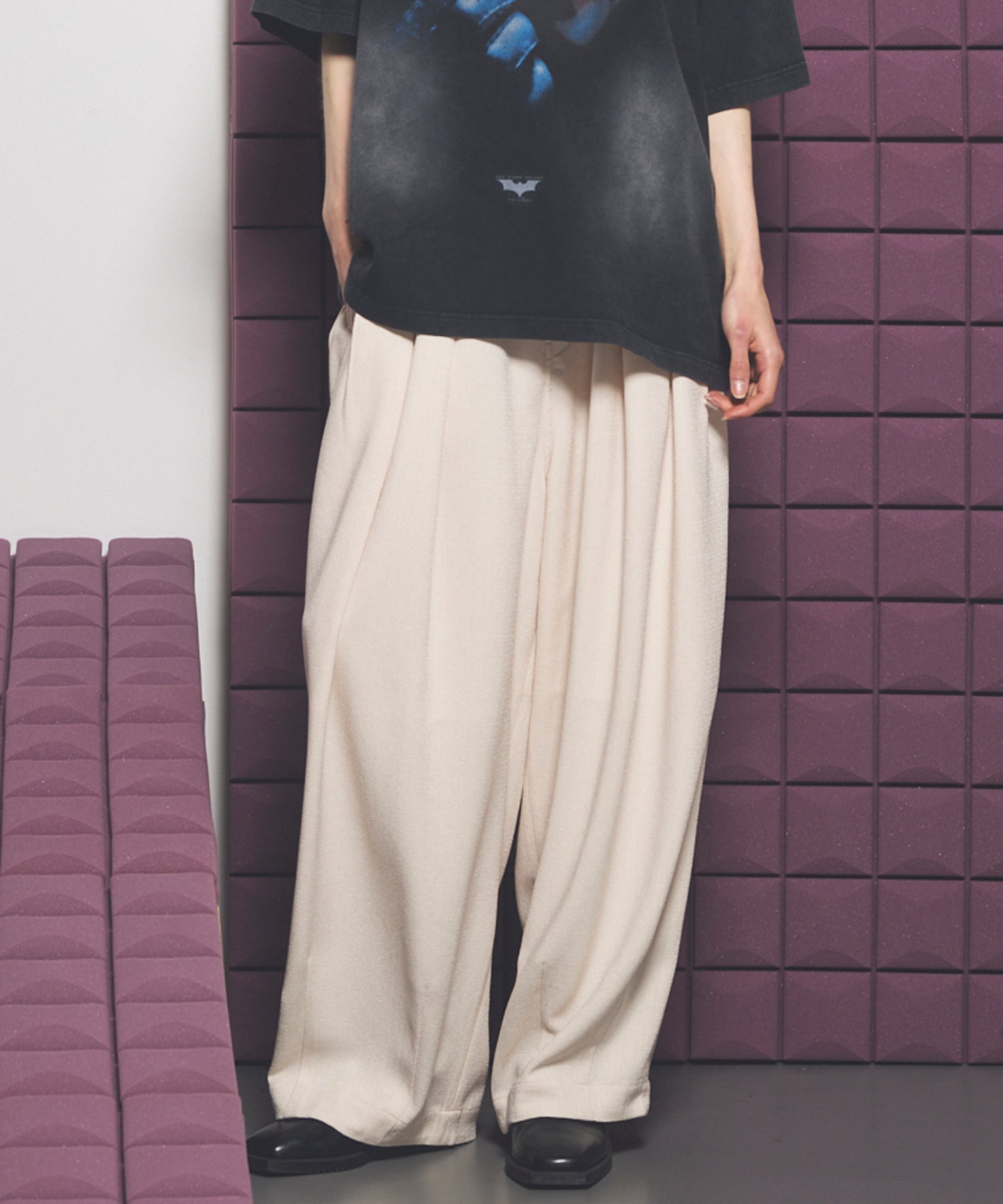 Dryamundsen Prime-Wide Three-tuck Balloon Pants