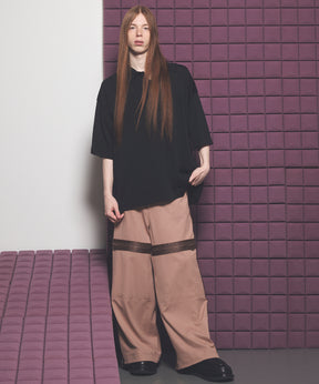 【26SS PRE-ORDER】Inside Out Prime-Wide Zip Flight Trousers