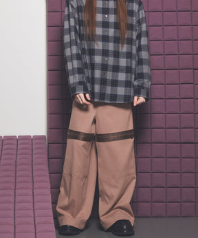【26SS PRE-ORDER】Inside Out Prime-Wide Zip Flight Trousers