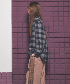 [Italian Dead Stock Fabric] Prime-Over Regular Collar Long Sleeve Shirt