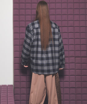[Italian Dead Stock Fabric] Prime-Over Regular Collar Long Sleeve Shirt