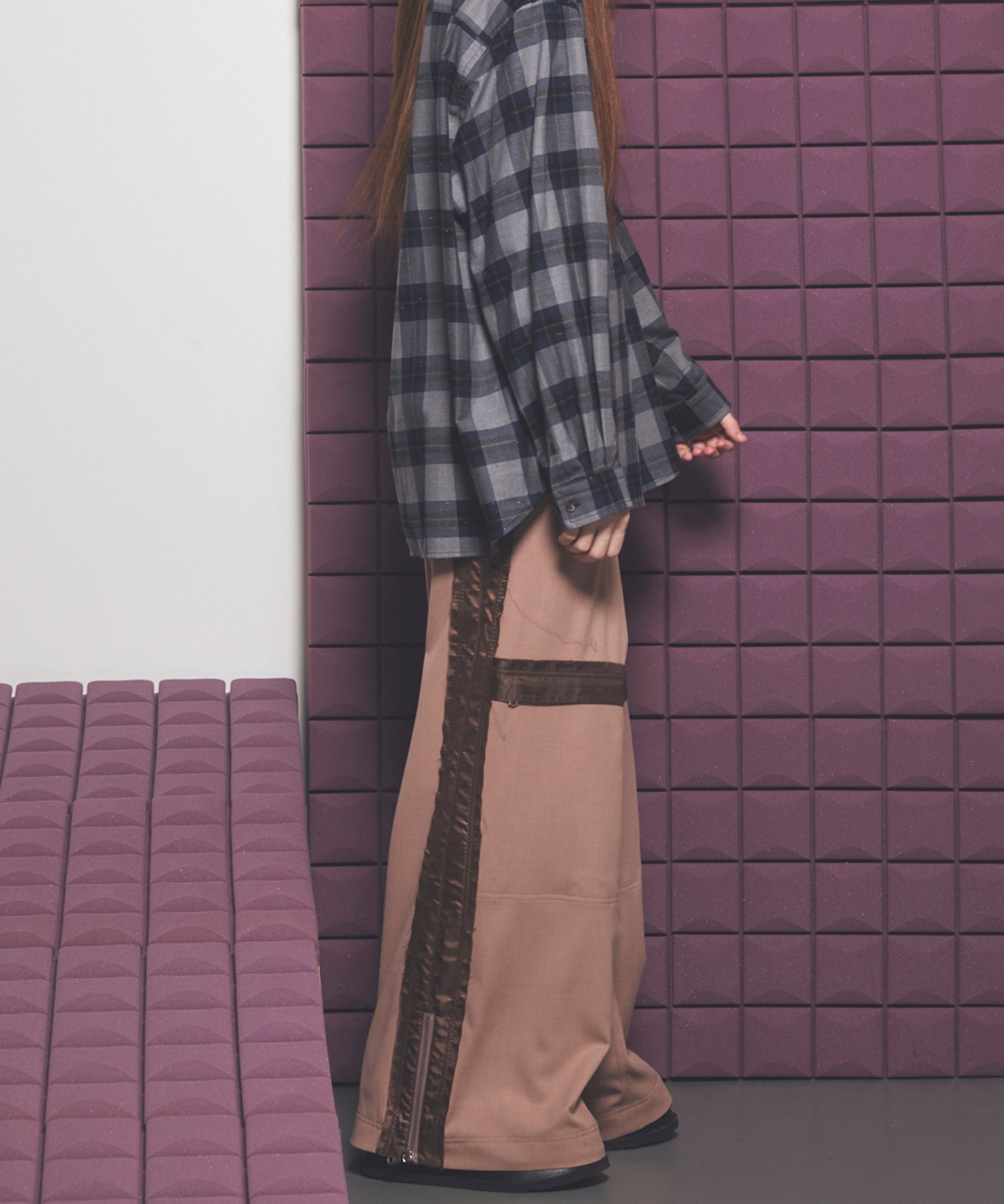 【26SS PRE-ORDER】Inside Out Prime-Wide Zip Flight Trousers