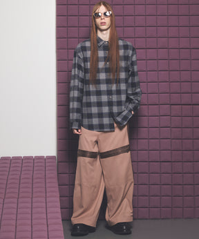 【26SS PRE-ORDER】Inside Out Prime-Wide Zip Flight Trousers